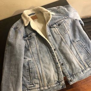Levi’s fleece denim jacket (XL)
